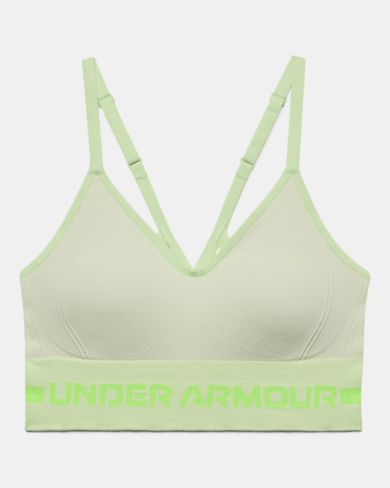 Under Armour Women's UA Seamless Low Long Heather Sports Bra. 9