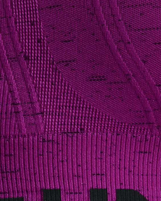 UA Seamless Low Long Htr Bra in Purple image number 9