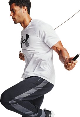 under armour men's big logo ua tech shorts