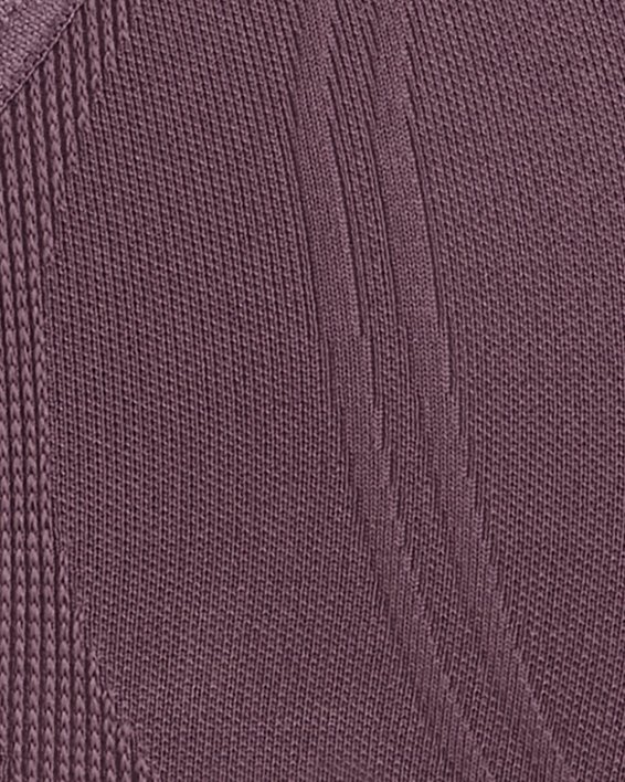 女士UA Seamless Low Long運動內衣 in Purple image number 9