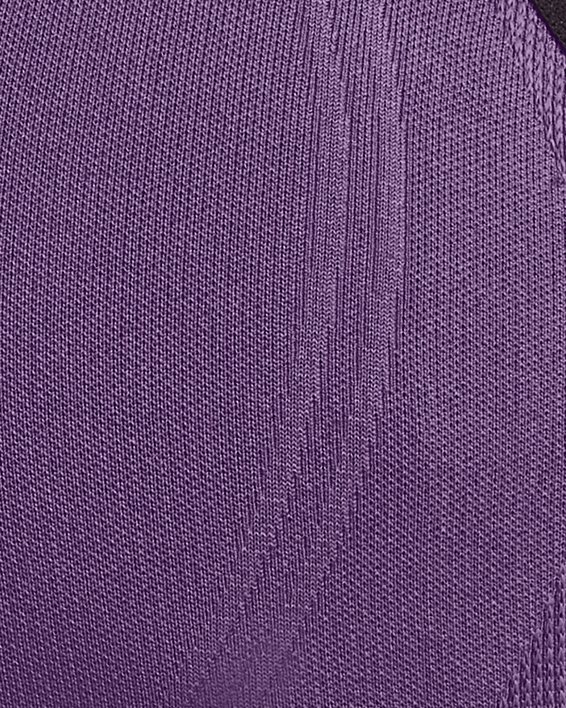 女士UA Seamless Low Long運動內衣 in Purple image number 9