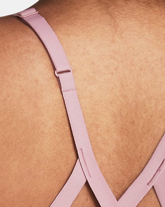 Sujetador Deportivo UA Seamless Low Long para Mujer, Pink, pdpMainDesktop image number 6