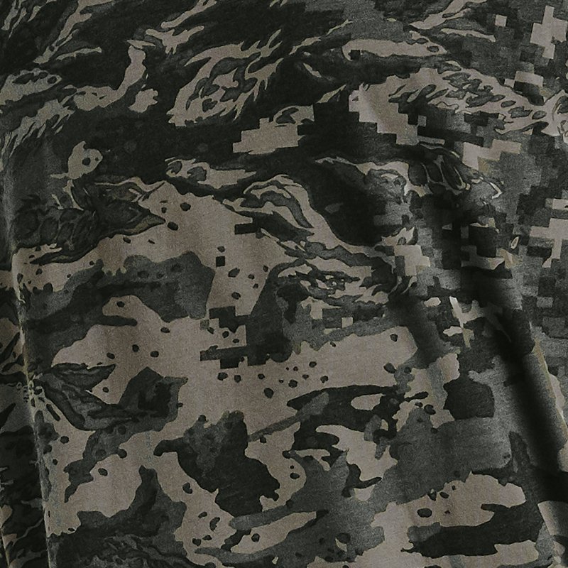 Camiseta de manga corta Under Armour ABC Camo para hombre Baroque Verde / Blanco XXL