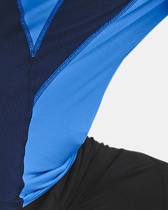 Men's UA RUSH™ HeatGear® 2.0 Compression Sleeveless, Blue, pdpMainDesktop image number 0