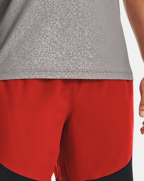 Men's UA RUSH™ HeatGear® 2.0 Long Shorts, Gray, pdpMainDesktop image number 3