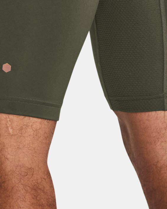 Under Armour Heat Gear Armour long shorts in khaki