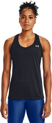 Playera sin Mangas UA Velocity Solid para Mujer, Black, pdpMainDesktop image number 0