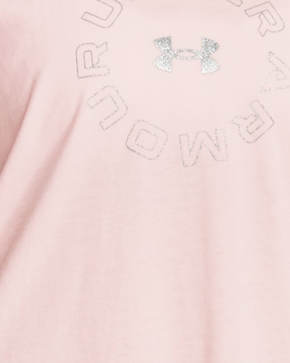 Women's UA Wordmark Graphic Short Sleeve, Pink, pdpMainDesktop image number 0