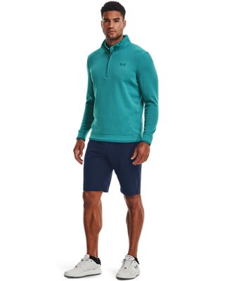 UA Storm SF 1/2 Zip | Steel / White / Steel | RSGolfshop