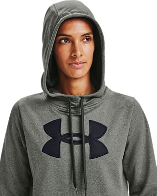 under armour women's armour fleece big logo hoodie