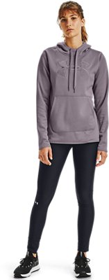 under armour women's armour fleece big logo hoodie