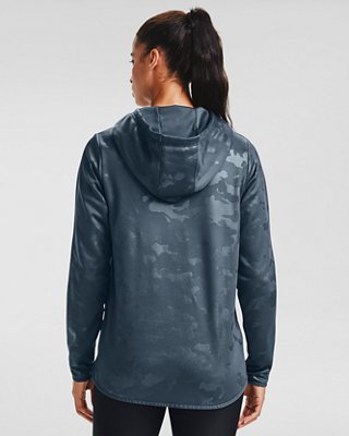 blue camo under armour hoodie