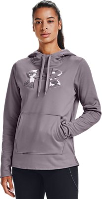 purple camo under armour hoodie