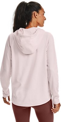 pink camo under armour hoodie women's