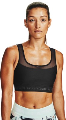 under armour mid crossback bra