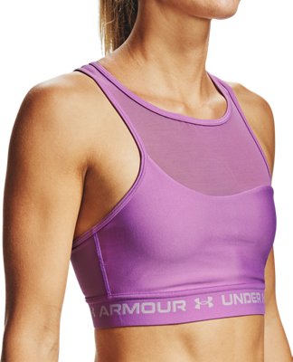 under armour purple sports bra