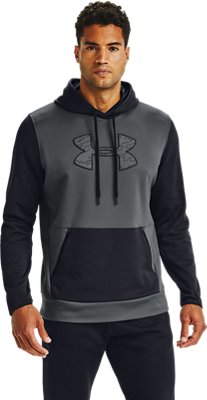 under armour big logo hoodie