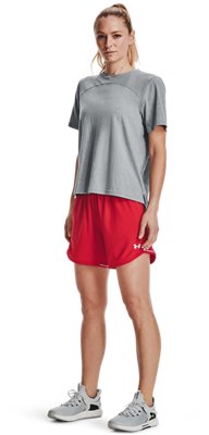 Under Armour Women's UA Knit Mid-Length Shorts. 3