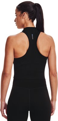 Women's UA RUSH&trade; Seamless Crop Top image number 2