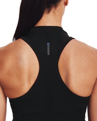 Women's UA RUSH&trade; Seamless Crop Top image number 4