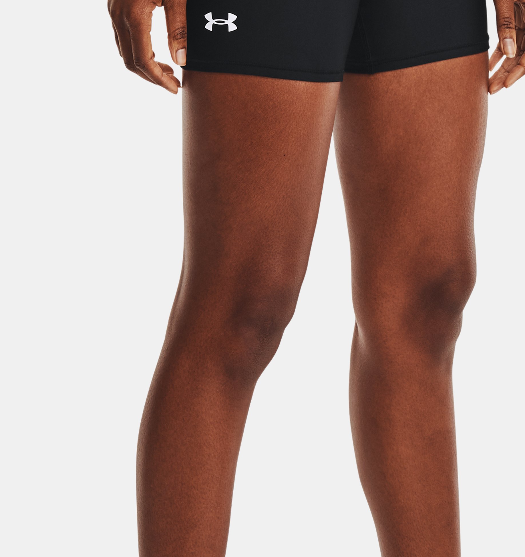 Under Armour Womens HG Armour Mid Rise Shorty (Black)