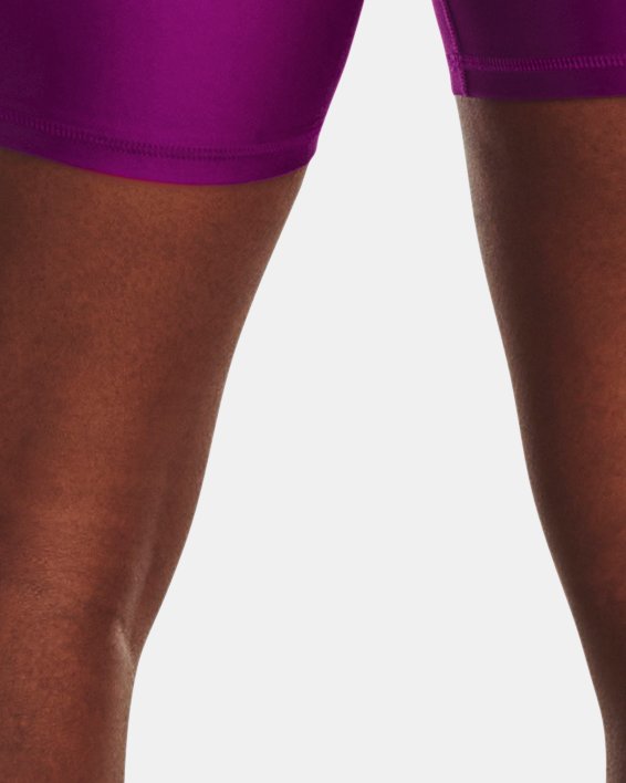 Women's HeatGear® Bike Shorts, Purple, pdpMainDesktop image number 1
