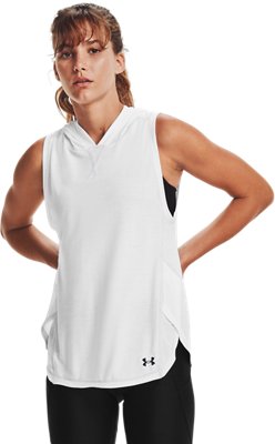 under armour sleeveless hoodie women's