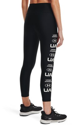 여성 HeatGear&reg; 노슬립 웨이스트밴드 그래픽 앵클 레깅스 image number 1