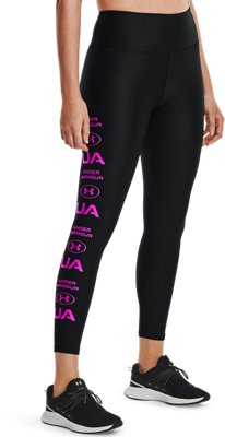 Women's HeatGear&reg; No-Slip Waistband Graphic Ankle Leggings image number 1