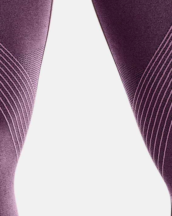 Leggings UA RUSH™ Seamless Ankle para mujer, Purple, pdpMainDesktop image number 0