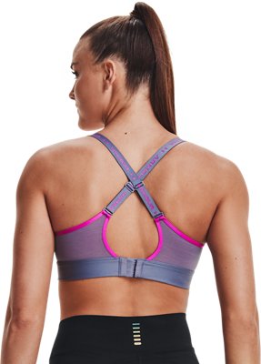 Sost&eacute;n Deportivo UA Infinity Mid Run para Mujer, Blue, pdpMainDesktop image number 5