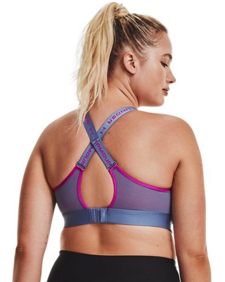 Sost&eacute;n Deportivo UA Infinity Mid Run para Mujer, Blue, pdpMainDesktop image number 7