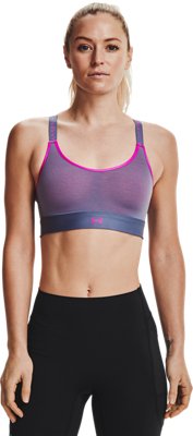 Sost&eacute;n Deportivo UA Infinity Mid Run para Mujer, Blue, pdpMainDesktop image number 0