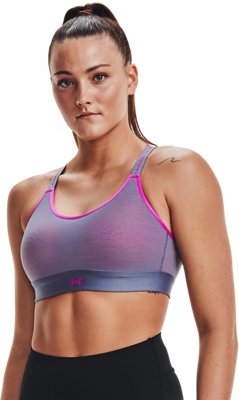 Sost&eacute;n Deportivo UA Infinity Mid Run para Mujer, Blue, pdpMainDesktop image number 2