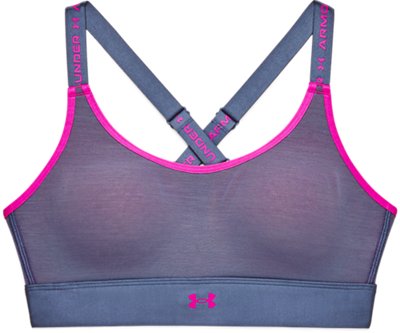 Sost&eacute;n Deportivo UA Infinity Mid Run para Mujer, Blue, pdpMainDesktop image number 8