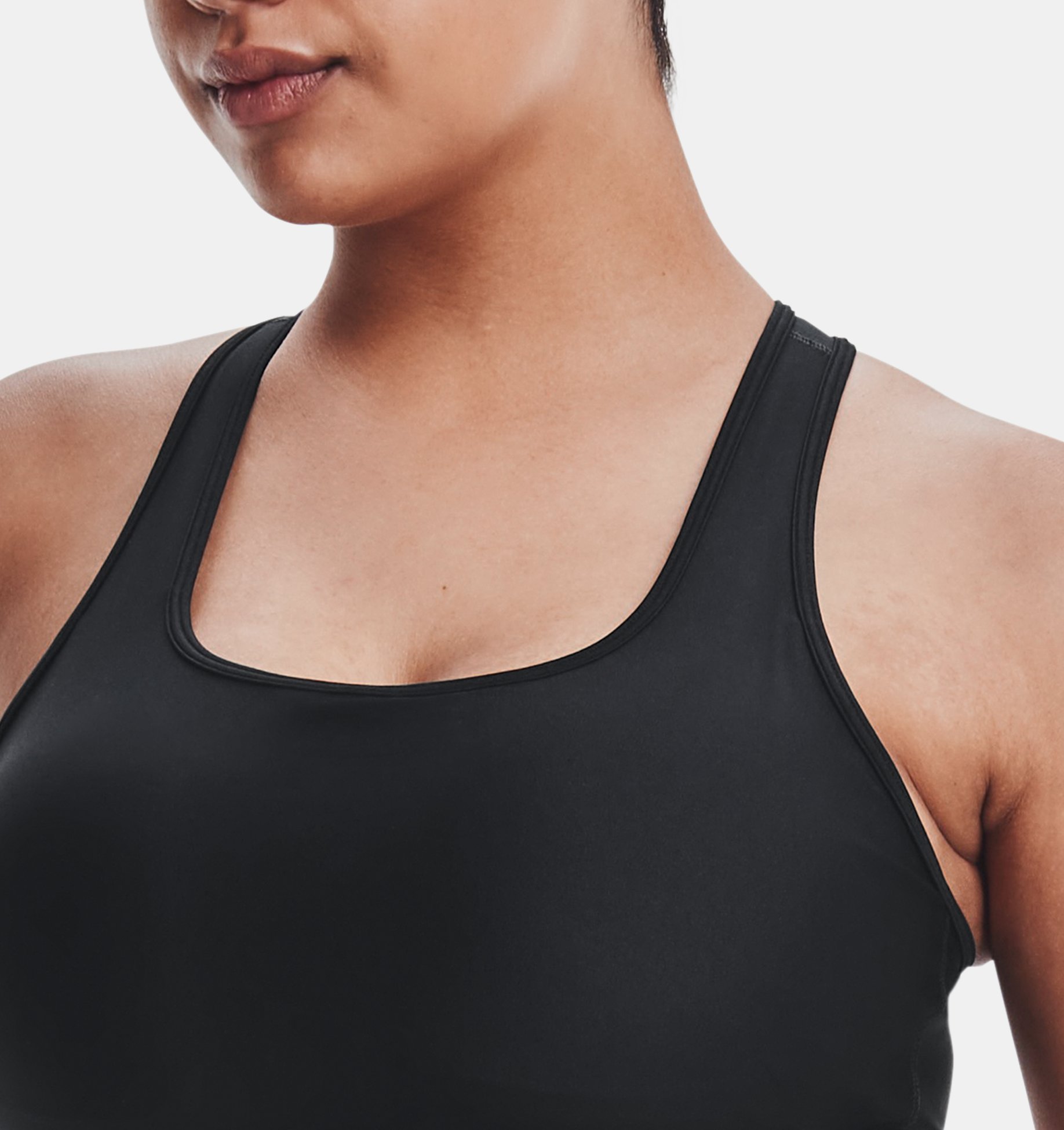 Buy Women's Under Armour Crossback Mid Logo Scoop Neck Sleeveless Sports  Bra with Removable Pads, 1361034 Online