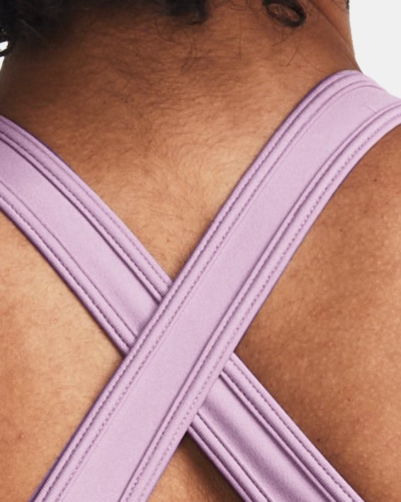 Bra Deportivo Armour® Mid Crossback para Mujer, Purple, pdpMainDesktop image number 6