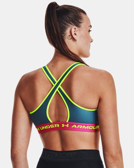 Under Armour Women's Armour® Mid Crossback Sports Bra. 6