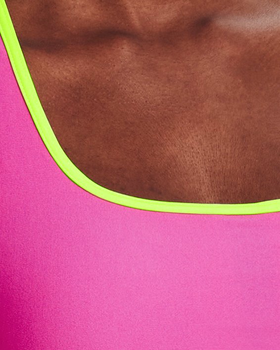 Bra Deportivo Armour® Mid Crossback para Mujer, Pink, pdpMainDesktop image number 0