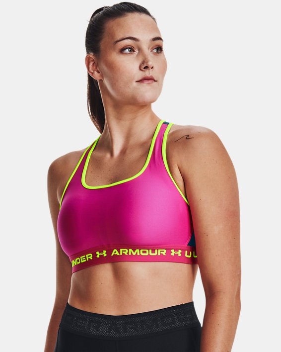Under Armour Women's Armour® Mid Crossback Sports Bra. 3