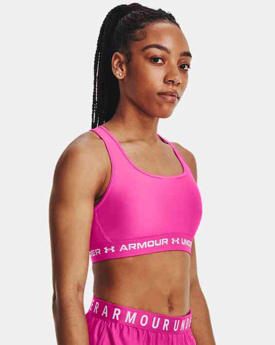 Women\'s Sports Bras in Pink | Under Armour