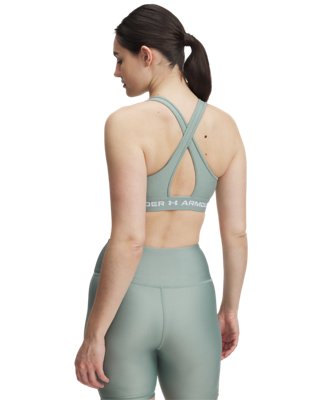 Armour&reg; Mid Crossback Heather, Green, pdpMainDesktop image number 5