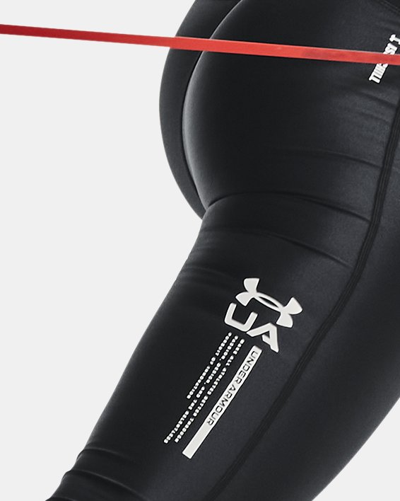 Women's UA Iso-Chill Full-Length Leggings, Black, pdpMainDesktop image number 0
