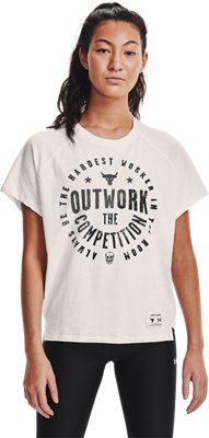 Women's Project Rock Outwork Short Sleeve image number 0