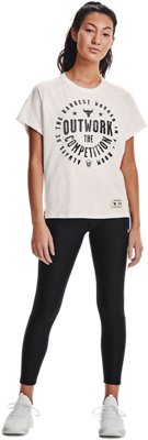 Women's Project Rock Outwork Short Sleeve image number 2