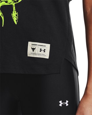 Women's Project Rock No Tomorrow Tank, Black, pdpMainDesktop image number 3