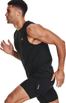 男士UA RUSH&trade; Seamless無袖T恤 image number 3