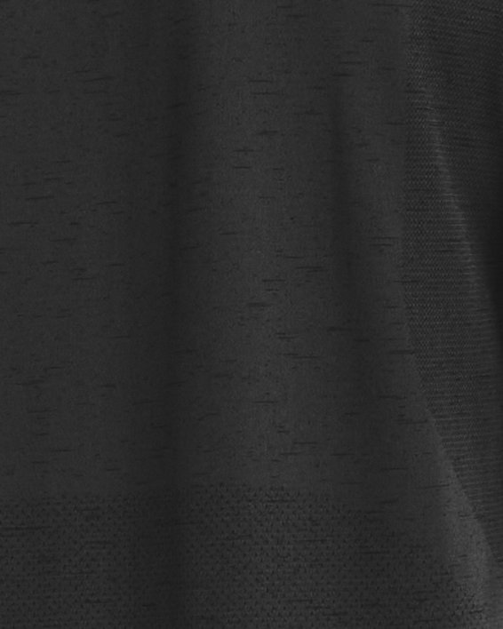 Men's UA Seamless Short Sleeve in Black image number 2