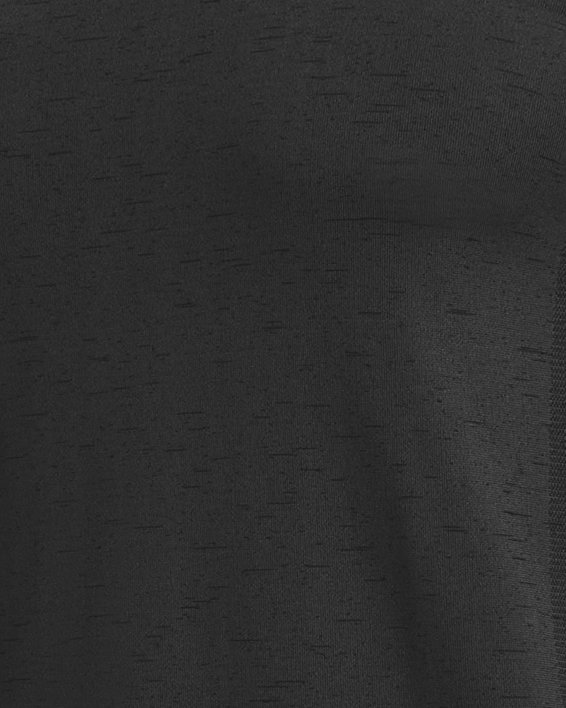 Men's UA Seamless Short Sleeve in Black image number 1