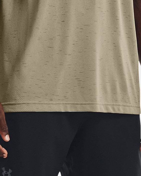 Men's UA Seamless Short Sleeve, Gray, pdpMainDesktop image number 2
